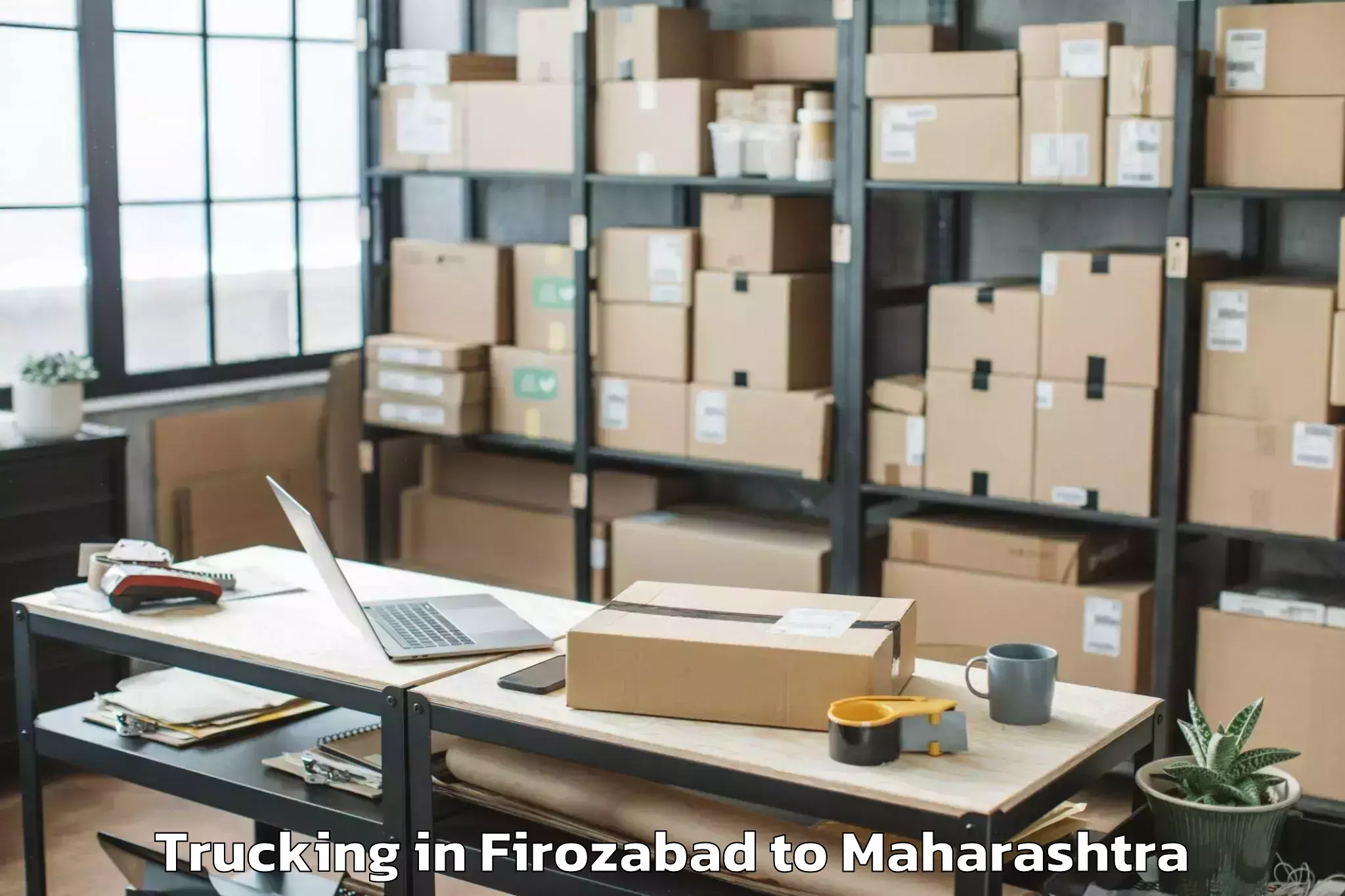 Reliable Firozabad to Dharashiv Trucking